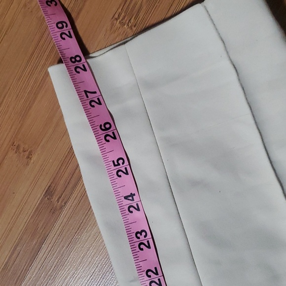Akris tan and white stripe dress pant sz 2 - Picture 9 of 10